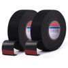 Picture of HSTECH 2 Rolls Width 1in Wire Loom Harness Tape, Speaker Wiring Harness Cloth Tape, Black Adhesive Fabric Tape, for Automobile Electrical Wire harnessing Noise Dampening Heat Proof （25mm X 15m）