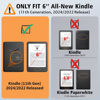 Picture of VORI Stand Case for 6" All-New Kindle 11th Generation 2024/2022 Release, Premium PU Leather Protective Sleeve Cover with Hand Strap, Auto Sleep/Wake and Back Cover Adsorption, Galaxy