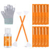 Picture of K&F Concept Full Frame Sensor Cleaning Kit, Mirrorless Camera Cleaner Kit - 20ml Sensor Cleaner, 10 X 24mm Double-Tipped Full Frame Sensor Cleaning Swabs & Gloves
