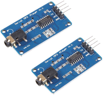 Picture of DIYables MP3 Player Module for Arduino, ESP32, ESP8266, Raspberry Pi, 2 Pieces