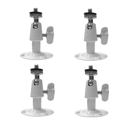 Picture of bnafes Camera Bracket Mount Pack of 4 Metal Outdoor/Indoor Use Security Bracket for Oculus Rift Sensor CCTV Suvellicance System