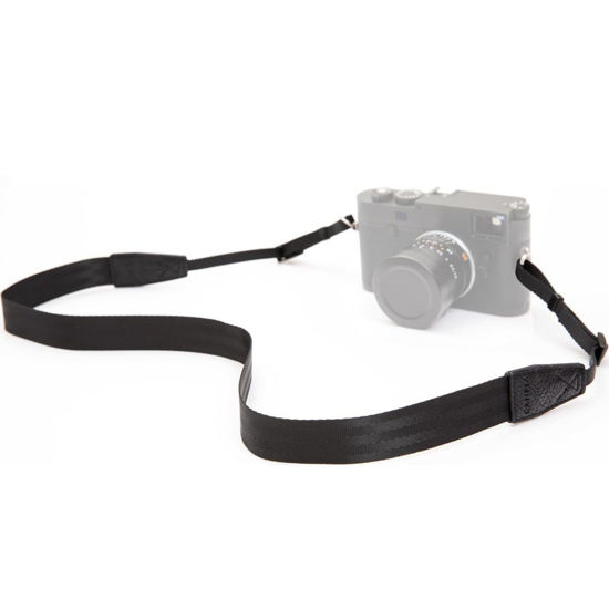 Picture of CANPIX Camera Neck Strap for Women Men, Soft and Flexible Nylon Camera Belt, Comfortable Camera Shoulder Strap compatible with Canon, Nikon, Sony, Fujifilm, Olympus, Leica Mirrorless Cameras - Black