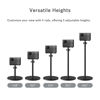 Picture of HIBORI Projector Stand Projector Floor Mount 360° Rotatable Adjustable Height Heavy Duty Stand Compatible with XGIMI, Nebula, VANKYO, Jinhoo, AuKing