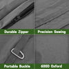 Picture of ZELARMAN Saddlebag Sand Bags for Photography Video Equipment, 2 Pack Heavy Duty Empty Sandbag Weight Bags for Photo Video Studio Stand, Light Stand Tripod and Jib Arm Mini Camera Crane