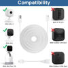 Picture of ALERTCAM Indoor Power Cable for Blink Mini & Blink Mini 2, 25ft Long USB C Extension Cable, with Extra USB C to Micro USB Adapter Continuously Charging Blink Mini Security Camera - 2Pack