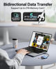 Picture of Hicober USB C to SD Card Reader, Micro SD Memory Card Reader, Type C to SD Card Reader Adapter 2TB Capacity for MacBook Camera Android Windows Linux and Other Type C Device-Blue