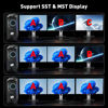 Picture of UANTIN DisplayPort Splitter for 3 Monitors Extended Display | 4K 60Hz Display Port to Docking Station 1 in 3 Out Adapter 3xDP MST Hub for PC, NVIDIA, AMD