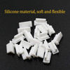 Picture of Yoohey 20PCS Silicone USB A Type Female Anti Dust Cover Plug Protector Stopper Cover (White)