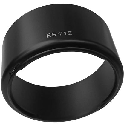 Picture of 50mm Lens Hood (ES-71Ⅱ) for Canon EF 50mm f/1.4 (Not for 1.8) USM Lens,HUIPUXIANG 58mm Lens Hood