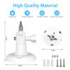 Picture of VOMENC Adjustable Wall Mount Compatible with Pan Tilt Camera (1pack，White)