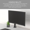 Picture of HumanCentric VESA Mount Adapter for Samsung Curved Monitor Mount T55 Series 27” and 32” Monitors, VESA Adapter Bracket Mounts Monitor to VESA Stand, Arm, Desk Mount with 75x75 or 100x100 mm Plate