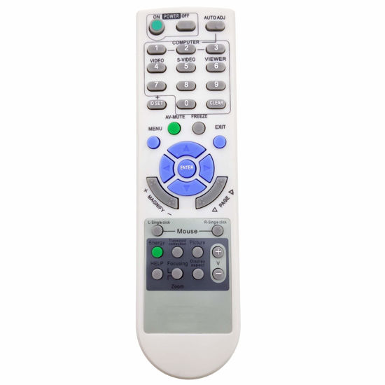 Picture of INTECHING RD-443E/ RMT-PJ30 Projector Remote Control for NEC NP110, NP115, NP1200, NP210, NP215, NP216, NP2200, NP3200, NP43, NP54, NP63, NP64, V230, V230X, V260, V260R, V260W, V260X, V300W, V300X