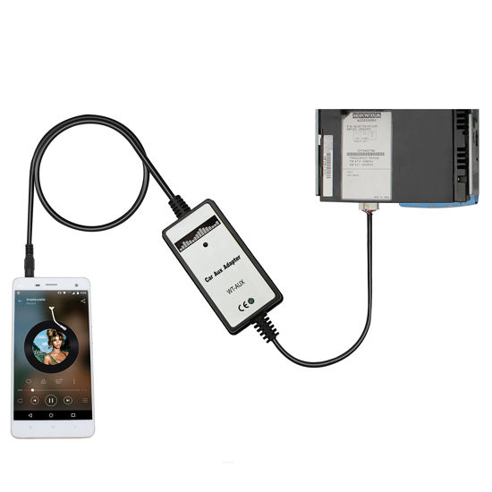 Picture of Yomikoo AUX Adapter, Car Audio 3.5mm AUX Cord MP3 CD Changer Compatible with Honda Civic 2006-2010, Accord 2003-2011, Odyssey 2005-2010, Pilot 2005-2011