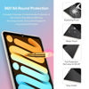 Picture of ivoler 2 Pack Tempered Glass for iPad Mini 7 8.3" 2024 (A17 Pro)/iPad Mini 6 8.3" 2021 with [Alignment Frame] Screen Protector, Compatible with Face ID&Apple Pencil for iPad Mini 6th/7th Generation