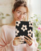 Picture of Wazzasoft for iPad 10th Generation Case with Keyboard Pencil Holder 10.9 Inch Folio Tablet Cover Women Girls Cute Girly Teens Kawaii Black Flower Unique Design for Apple Funda for iPad 10th gen