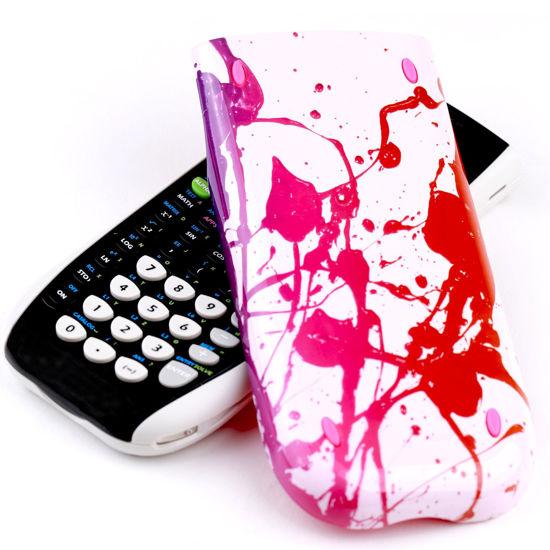 Picture of Guerrilla TI84SPLASHHC Hard Slide Case-Cover for TI-84 Plus, TI 84-Plus C Silver Edition, TI-89 Titanium Graphing Calculator, Splash