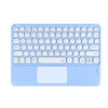 Picture of Sunffice Wireless Bluetooth Keyboard,10 inch Portable Rechargeable Keyboard with Touchpad Ultrathin BluetoothKeyboard for iOS/Android/Windows Tablet, Computer and Phone Universal (Purple)