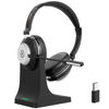 Picture of Wireless Headset,Bluetooth Headset with Microphone(AI Noise Cancelling),Wireless Headset with Mic Mute,Charging Base & USB Dongle for PC/Laptop/Computer/Cell Phone/Remote Work/Call Center