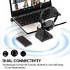 Picture of Wireless Headset,Bluetooth Headset with Microphone(AI Noise Cancelling),Wireless Headset with Mic Mute,Charging Base & USB Dongle for PC/Laptop/Computer/Cell Phone/Remote Work/Call Center
