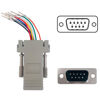 Picture of Jienk 5Pcs DB9 Male to RJ45 Modular Adapter, DB9 to RJ45 Female Jack Ethernet Adapter