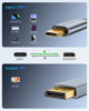 Picture of AGFINEST USB C to DisplayPort 1.4 Cable 6.6ft (Support 8K@60Hz, 4K@144Hz, 2K@240Hz) Thunderbolt 3/4 to DP Cord Compatible with MacBook, Mac Mini, XPS, iPad, iPhone 15/16