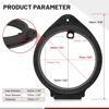 Picture of RED WOLF 6.5" Speaker Adapter Spacer Ring w/Speaker Wiring Harness Plug Replacement for GMC Sierra/Chevy Silverado/Buick 1995-2012, Cadillac 1988-1999 Aftermarket Door Speaker Adapter Bracket Kit