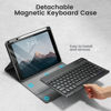 Picture of OPAKIT Keyboard Case for iPad 9.7 inch 6th/5th Generation, 2018/2017 Model, Air 2(2014)-Magnetic Detachable Wireless Keyboard-Flip Stand Case with Pencil Holder for iPad 9.7 (Black)