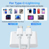 Picture of SD/TF Card Reader for iPhone/iPad,Multi 6-in-1 Lightning/USB C to SD+TF+USB A+Type C(Headphone/Charge/Data) OTG Memory Card Adapter for iPhone 15 14/iPad/Samsung/Mac/Laptop/Camera Viewer/Flash Drive