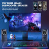 Picture of Bingxue H21 Classic Computer Speakers for Desktop PC, Full Stereo Sound, USB-Powered, Gaming Speaker with 3.5mm Aux Multimedia for Laptop/Desktop/Tablets/Phone（Black）