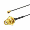 Picture of Superbat 2" U.fl/IPEX Cable Mini PCI to SMA Female Low Loss Coaxial Cable for Wireless Routers Mini PCIe Cards Network Extension Bulkhead Pigtail PCI WiFi WAN Repeater 2-Pack