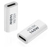 Picture of AreMe 2 Pack USB C Female to Female Adapter, USB Type C Coupler Extender Support 140W, 40Gbps, 8K@60Hz for Thunderbolt 4/3, MacBook Pro/Air, Laptop, Phones and More Type C Devices (White)