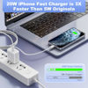 Picture of iPhone Charger Fast Charging,【Apple MFi Certified】 20W Type C Fast Charger Block with 6FT USB C to Lightning Cable for iPhone 14/13/13 Pro/12/12 Pro/12 Pro Max/11/Xs Max/XR/X,iPad,AirPods Pro, 3 Pack