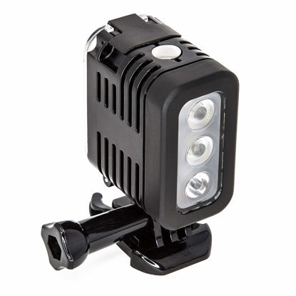 Picture of Ultimaxx’s Professional Multi-Purpose, Super Strong Illumination 40M Underwater LED for GoPro 5/6/7/8/MAX 360, and DJI Osmo Action Cameras with Rechargeable Battery