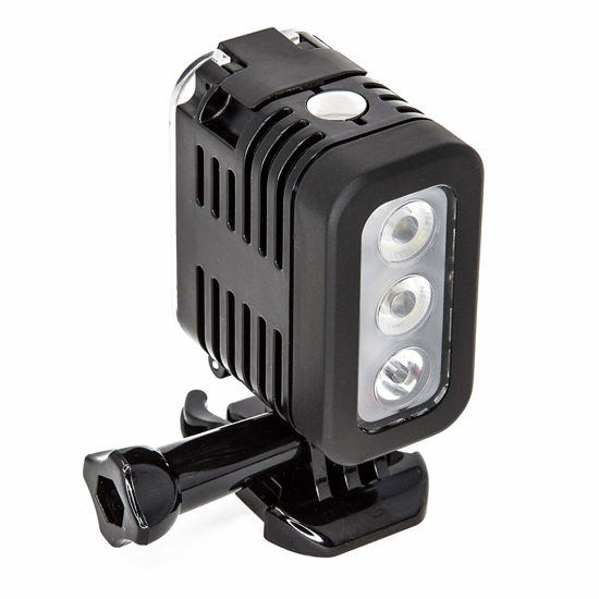 Picture of Ultimaxx’s Professional Multi-Purpose, Super Strong Illumination 40M Underwater LED for GoPro 5/6/7/8/MAX 360, and DJI Osmo Action Cameras with Rechargeable Battery