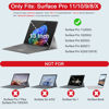 Picture of OMOTON Keyboard for Surface Pro 11/10/9/8/X, [13 inch], Bluetooth Surface Pro Type Cover, 7-Color Backlit, Ultra-Slim Wireless Keyboard with Touchpad & Pencil Holder, Built-in Rechargeable Battery