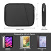 Picture of 8-9 Inch Tablet Sleeve Bag, Padded Travel Pouch for Galaxy Tab A9 8.7/Tab A 8.4/Fire HD 8 (PU-Black9)