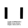 Picture of Replacement Bottom Rubber Feet Foot Cover Compatible with Lenovo Thinkpad E480 R480 E485 E490 (Black) Laptop Feet Bottom Case 2017 2018 Year