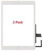 Picture of VDASO for iPad 6 6th Gen Screen Replacement A1893 A1954 2018 2 Pack Digitizer 9.7 Inch, for iPad 6th Generation Touch Glass with Home Button (White)
