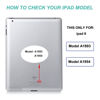 Picture of VDASO for iPad 6 6th Gen Screen Replacement A1893 A1954 2018 2 Pack Digitizer 9.7 Inch, for iPad 6th Generation Touch Glass with Home Button (White)