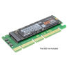 Picture of NFHK NGFF M-Key NVME AHCI SSD to PCI-E 3.0 16x x4 Adapter for 80mm XP941 SM951 PM951 A110 m6e 960 EVO SSD