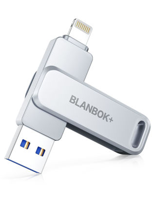 Picture of MFi Certified 512GB Flash Drive Thumb Drives USB Memory Stick High Speed Jump Drive, Portable Photo Stick External Storage iPhone Flash Drive for iPhone/iPad/Android/PC