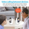 Picture of Video Call Security Camera Indoor, Nanny Camera Baby Camera Pet Camera,2-Way Video Call,2-Way Audio, 360°Pan/Tilt WiFi Camera for Home Security, Motion Tracking, 1080P 2.8 inch HD Screen,Night Vision