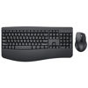 Picture of Ergonomic Keyboard and Mouse Combo - Full Size Keyboard Cordless with Palm Wrist Rest Ergonomic Mouse Wireless for Windows Computers Laptops - Black (Upgrade)