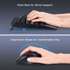 Picture of Ergonomic Keyboard and Mouse Combo - Full Size Keyboard Cordless with Palm Wrist Rest Ergonomic Mouse Wireless for Windows Computers Laptops - Black (Upgrade)
