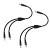 Picture of GINTOOYUN 2 PCS DC Y Splitter Power Cable 18AWG DC 5.5MM x 2.1MM Male to Dual DC 5.5MM x 2.1MM Male Supply Splitter Cable for LED Light Bar CCTV Security Cameras etc(1FT)