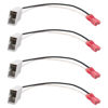 Picture of ApplianPar 4Pcs Car Speakers Wire Cable Wiring Harness with Adapter Connector Plug for Honda Accord Civic CRV CRX Element Odyssey