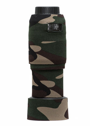 Picture of LensCoat Lens Cover for Nikon AF-S 55-300 mm f/4-5.6G ED VR (Forest Green Camo)