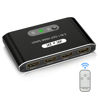 Picture of 4K HDMI Splitter with Remote, ORIKLON 3 in 1 Out HDMI Switch Box, Aluminum 3 Port HDMI Switcher Selector, Support 4K@30Hz HD 3D 1080P for Cable Box Fire Stick Nintendo Switch Xbox PS3/4 DVD Blu-Ray