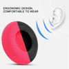 Picture of GVOEARS Replacement Earpads Cushion for Koss Portapro Headphones 2 Pairs (Rose+Black)