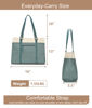 Picture of Laptop Bag for Women College Work Tote Bags Large Capacity Bookbags Shoulder Purse, 15.6 Inch